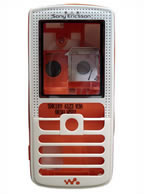 Carca�a Sony Ericsson W700 W800 W800i Laranja Completa