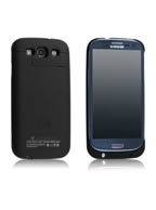 Capa com Bateria para Samsung Galaxy SIII i9300 ou i9305 3500mAh Preta + Pel�cula Gr�tis