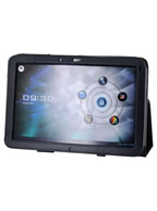Capa Estilo Couro Preta para Motorola Xoom + Pelicula Gr�tis