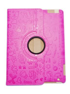 Capa Desenho Girat�ria 360 PINK Apple Ipad 2 + Pelicula