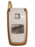 Carca�a Nokia 6101 Dourada Completa