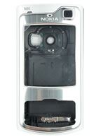 Carca�a Nokia N80 Prata Nova
