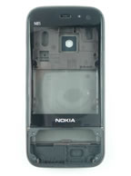 Carca�a Nokia N85 Preta com Marrom Nova Completa