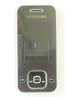 Carca�a Samsung F250 Prata com Azul Completa