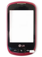 Frente com Touch Screen LG T310 Wink Style Vinho Original