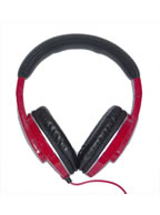 Stereo Headphone HD 94dB Modelo FR-2800 - Cor Vermelho