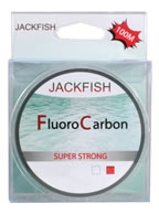 Linha de Pesca Leader Fluoro Carbon JackFish 300 metros 0,46mm 31Lbs 14Kg cor Transparente