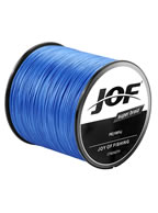 Linha de Pesca Multi-Filamento X4 Jof 300 metros 0,50mm 80Lbs 4 Fios 36Kg Azul