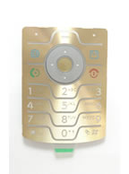 Teclado Motorola V3 Original Gold